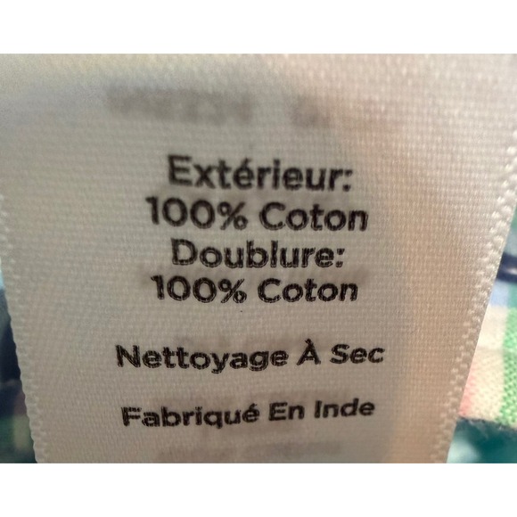 Talbots Madras Plaid Cotton Patchwork Blazer Jacket Womens Size 6 Retro Preppy - Picture 7 of 8